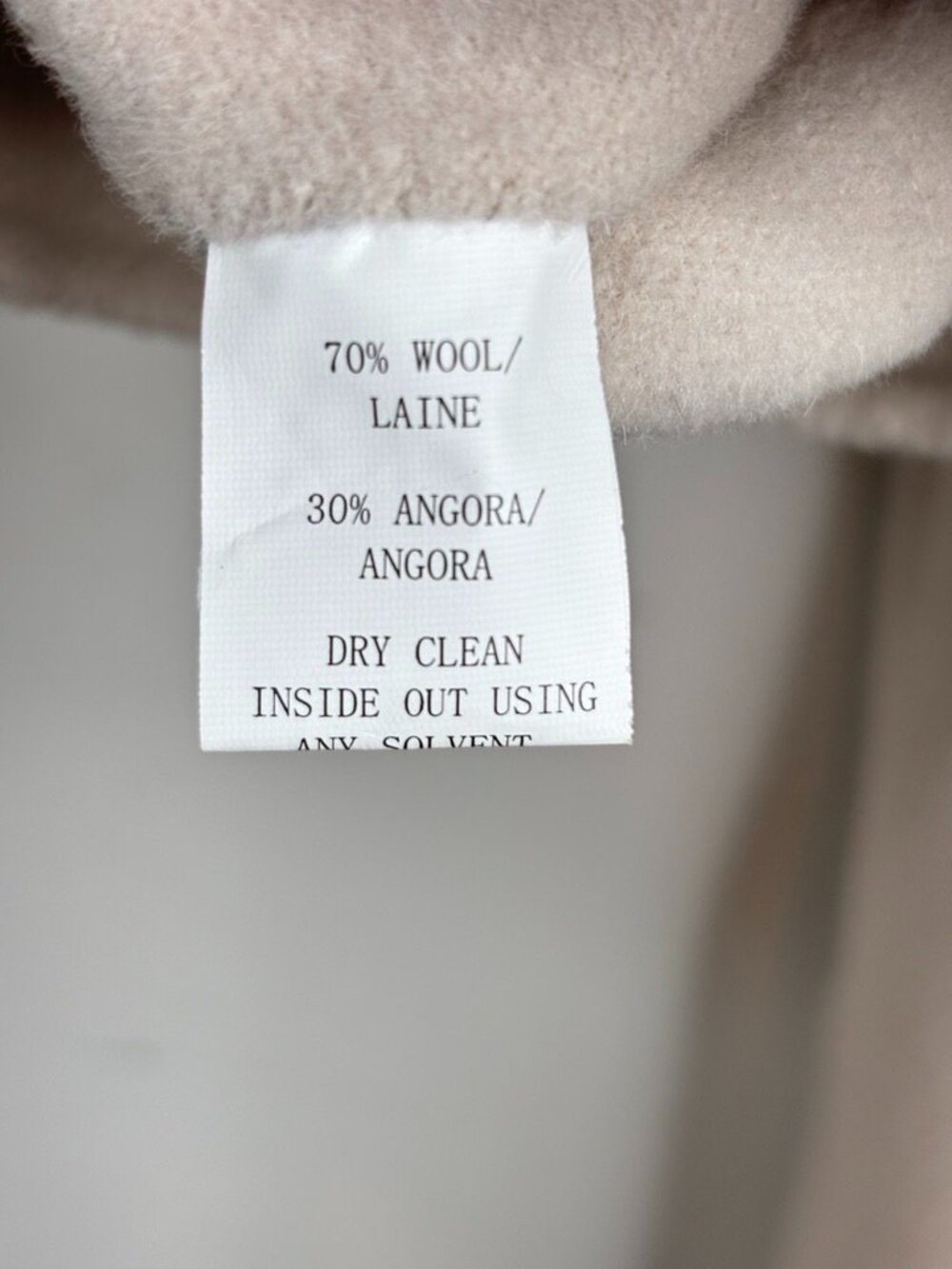 Lafayette 148 Wool Angora Cream Beige Blazer Jacket Size 16 Luxury Neutral - Picture 7 of 10